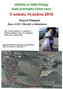 Trasa A Přílepská: sraz v 8:30 v Okružní u trafostanice