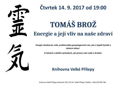 TOMÁŠ BROŽ - Energie a její vliv na naše zdraví