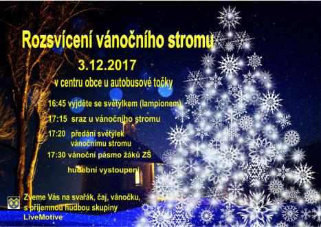 Rozsvícení vánočního stromu