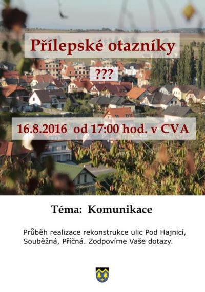Přílepské otazníky - Komunikace