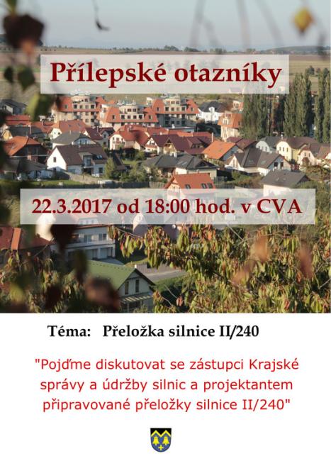 Přílepské otazníky - Přeložka silnice II/240