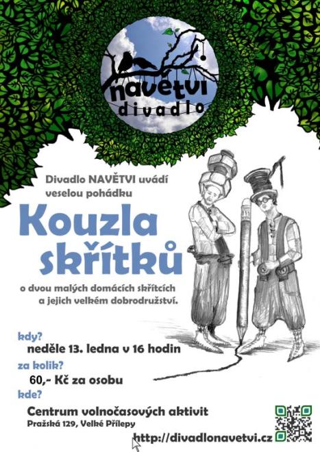 Divadélko pro děti - Kouzla skřítků - Divadlo Na Větvi
