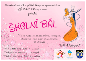 Školní bál – plakát